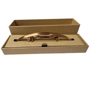 Jen Atkin X Chloe + Isabel Rose Gold‎ Tone Metal Hair Clip Barrette 5 Inches